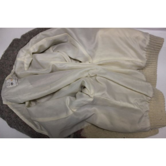 Vintage Ice-Knit Icelandic wool knit button front jacket S - Picture 5 of 14